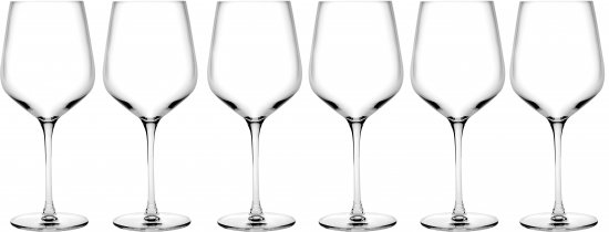 סט 6 כוסות יין 530 מ''ל Nude Refine