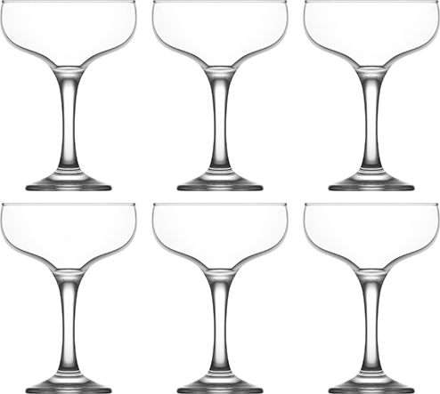 סט 6 כוסות מיסקט קופ 240 מ''ל LAV