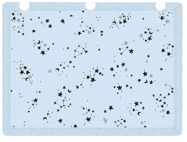 צלון במבוק לרכב מבית Minene - תכלת