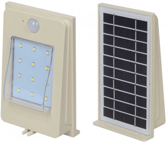 צמוד קיר סולארי 3W עם חיישן תנועה עמיד למים בתקן Bpower IP65