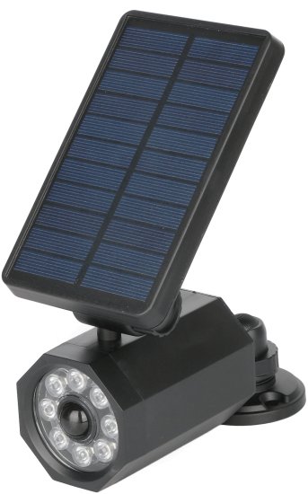 צמוד קיר סולארי דמוי מצלמה להרתעה עמיד למים בתקן Bpower IPX5