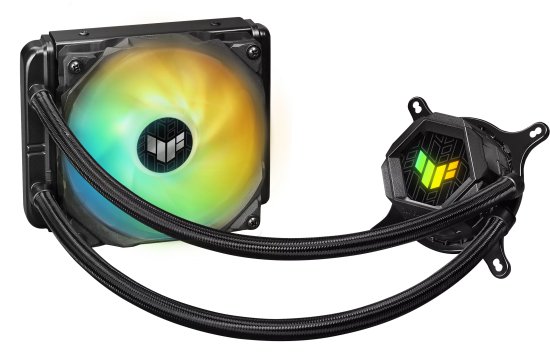קירור נוזלי למעבד ASUS TUF Gaming LC 120 ARGB AIO TUF 120mm ARGB Fan - שחור