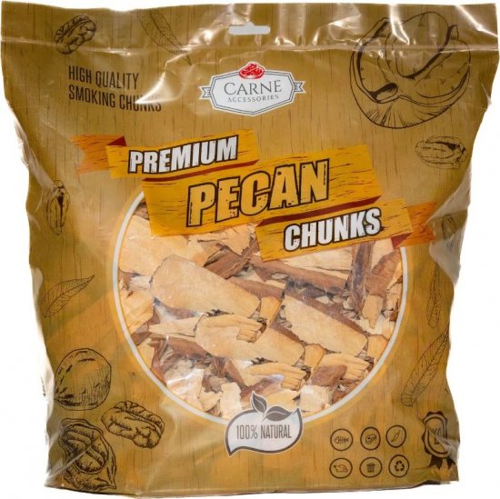 שבבים לעישון וברביקיו 8 ליטר CARNE - פקאן