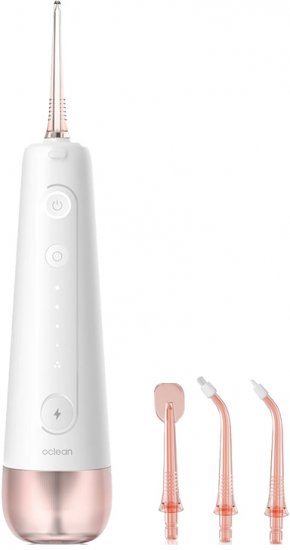 שוטף פה דנטלי Oclean W10 - צבע לבן / ורוד