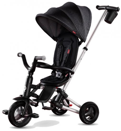 תלת אופן מתקפל Qplay Nova EVA - שחור