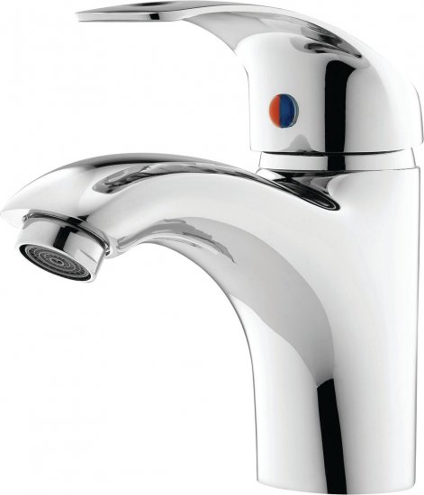 ברז פרח קצר לכיור Aquila Pulcino - צבע כרום