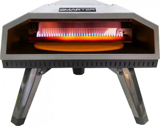 טאבון גז נייד 12 אינץ' כולל אבן שמוט מסתובבת Smarter