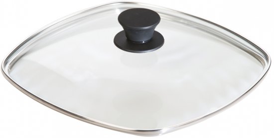 מכסה זכוכית מרובע 26 ס''מ Lodge