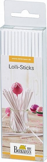 מקלות מפלסטיק לקייקפופס Birkmann