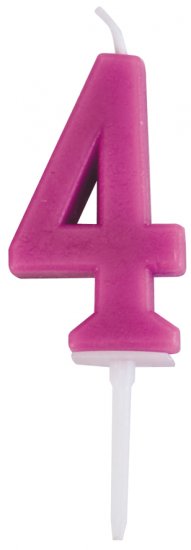 נר בצורת הספרה 4 Ibili