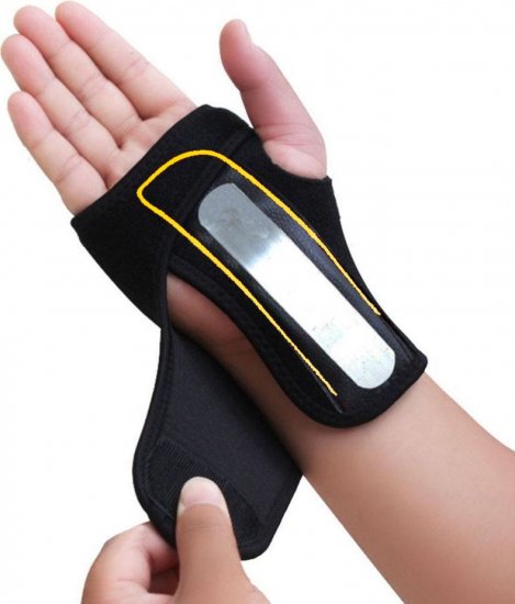 סד לשורש כף היד Gav Medic GM08-L - יד שמאל