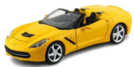 רכב קורבט Stingray 2014 בגודל 1:24 מבית Maisto