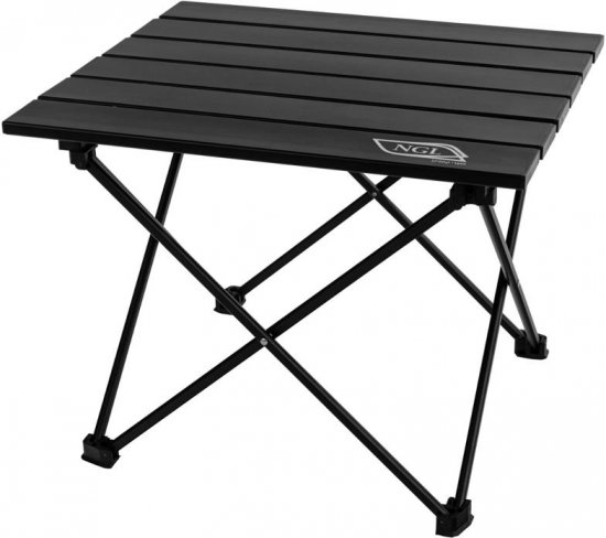 שולחן קמפינג מתקפל בצבע שחור - NGL