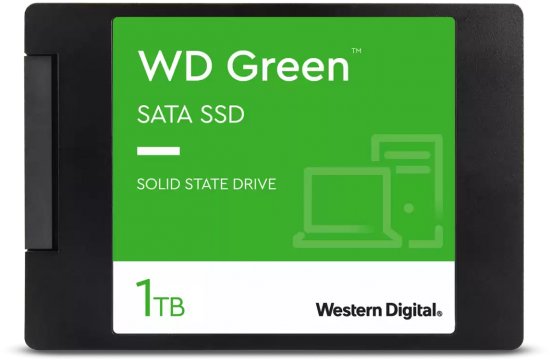 כונן Western Digital Green 1TB 2.5'' SATA III SSD WDS100T3G0A