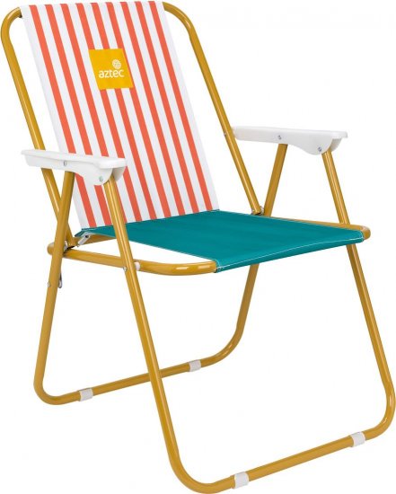 כיסא קמפינג מתקפל Aztec Tantura - צבע כחול