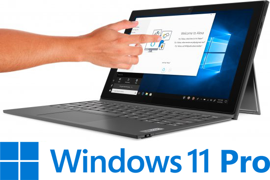 מחשב נייד Lenovo Ideapad Duet 3-10IGL 82HK007QIV - צבע אפור - כולל עט - כולל מודם סלולרי 4G LTE