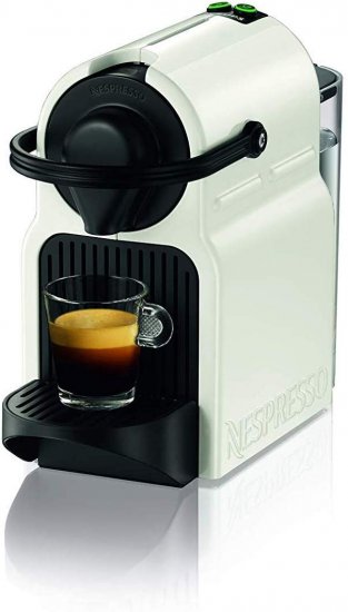 מכונת קפה Nespresso Krups Inissia צבע לבן - שנה אחריות יבואן מקביל-חברת חשמל שלום