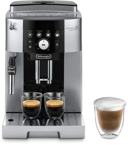 מכונת קפה אוטומטית Delonghi Magnificas Smart ECAM250.23.SB - צבע כסף ושחור