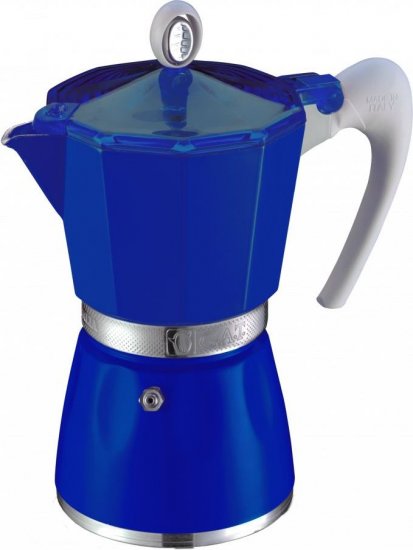 מקינטה להכנת אספרסו ל- 3 כוסות G.A.T Italia Bella - צבע כחול