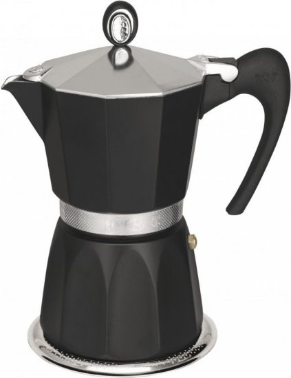 מקינטה להכנת אספרסו ל- 3 כוסות G.A.T Italia Fashion Induction - שחור