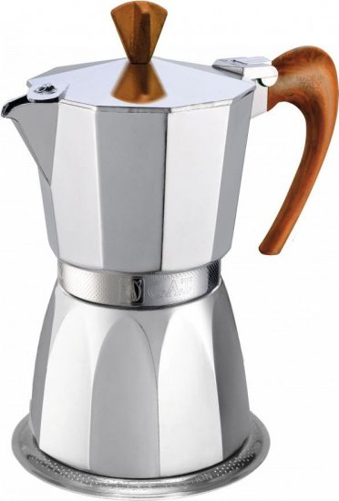 מקינטה להכנת אספרסו ל- 3 כוסות G.A.T Italia Magnifica Induction -  צבע כסוף / חום