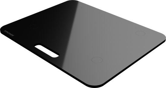 משטח הזזה למחשב נייד Smoovee Adam - צבע שחור
