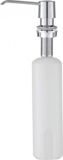 מתקן דיספנסר לסבון 600 מ''ל Aquila May - צבע לבן שיש