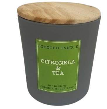 נר ריחני 230 גרם Cereria Molla - תה וציטרונלה