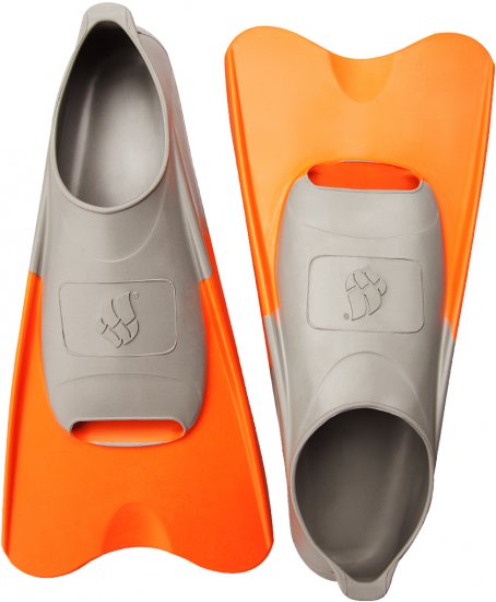 סנפירי שחייה איכותיים מבית Mad Wave Pool Colour מידות 36-37 - צבע כתום