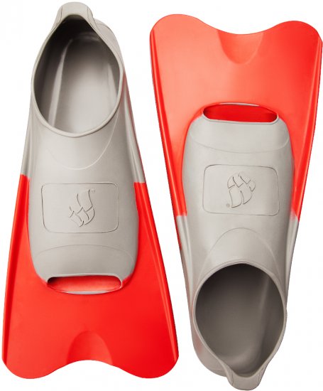 סנפירי שחייה איכותיים מבית Mad Wave Pool Colour מידות 38-39 - צבע אדום