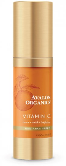 סרום פנים מאיר מועשר בויטמין C מבית Avalon Organics - נפח 30 מ''ל