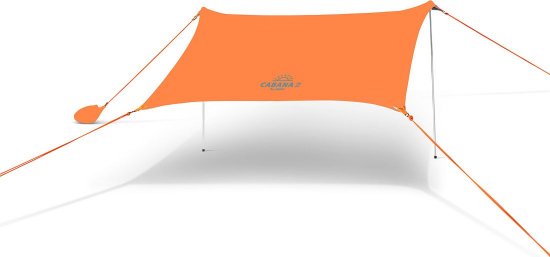 ציליית חוף ורסטילית 2X1 Aztec Cabana 2 מטר - אדום