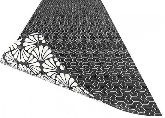 ראנר לכלים חמים דו צדדי 30X100 ס”מ Fennoma SHI - שחור / לבן