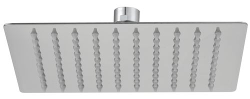 ראש מקלחת מרובע 20x20 ס''מ Aquila Noya - צבע נירוסטה