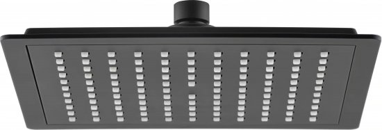 ראש מקלחת מרובע 22.5x22.5 ס''מ Aquila Omer - צבע שחור