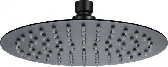 ראש מקלחת עגול 20 ס''מ Aquila Arbel - צבע שחור