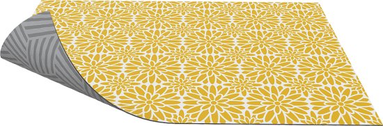 רביעיית פלייסמנטים דו צדדיים 40X30 ס”מ Fennoma NI- צבע שחור / צהוב