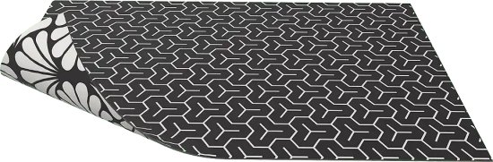 רביעיית פלייסמנטים דו צדדיים 40X30 ס”מ Fennoma SHI  - צבע שחור / לבן