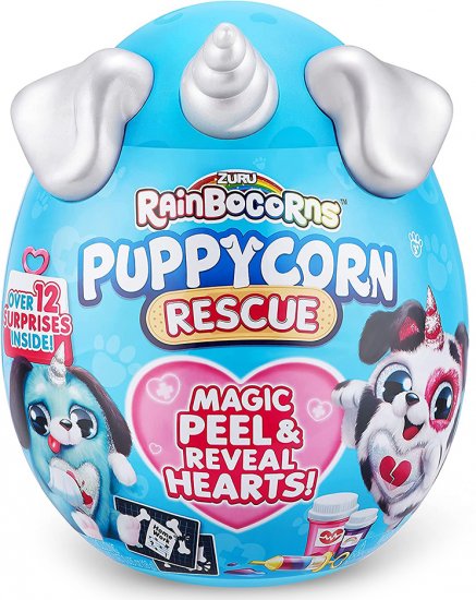 ריינבוקורן הפתעת כלבלבים להצלה מבית Zuru - כסוף