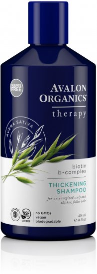 שמפו ביוטין לשיקום השיער מבית Avalon Organics - נפח 414 מ''ל