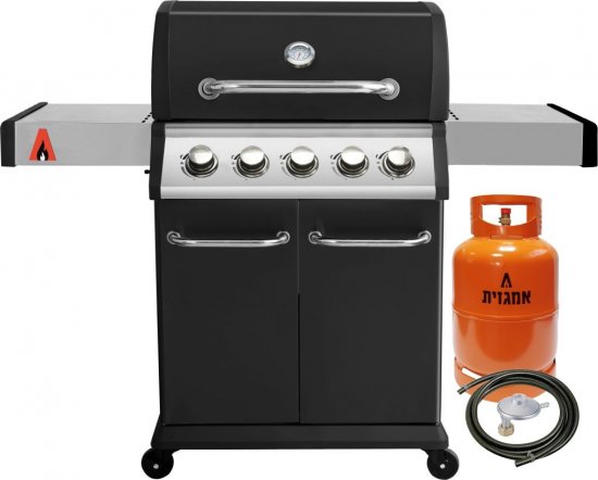 גריל גז  5 מבערים 50