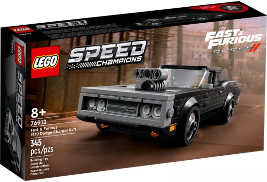 דודג' צ'ארג'ר מהיר ועצבני LEGO Speed Champions 76912 1970 R/T