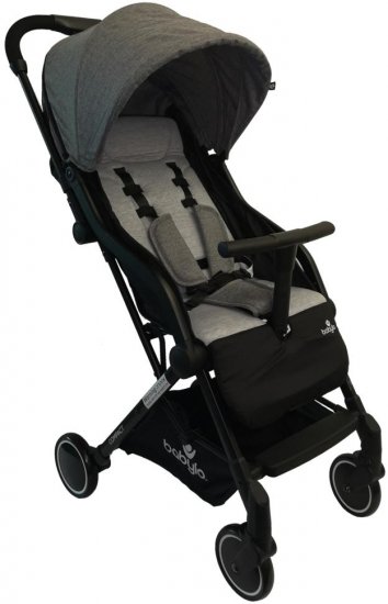 טיולון קומפקטי לתינוק BabySafe Compact Plus - צבע שחור/אפור