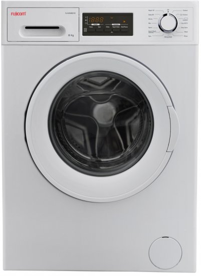 מכונת כביסה פתח חזית 8 ק''ג 1000 סל''ד Fujicom FJ-WM81 - צבע לבן