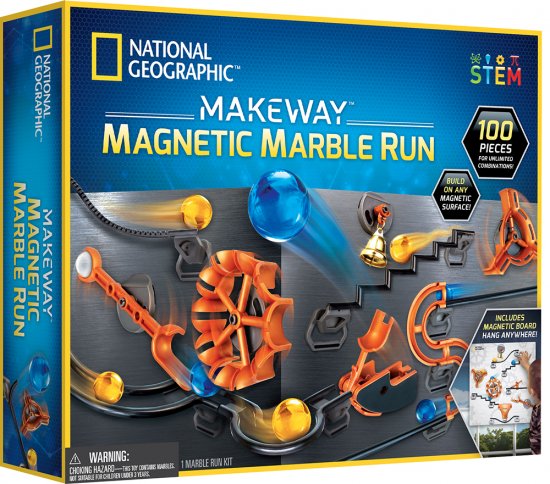 מסלול הרכבה מגנטי 100 גולות מבית National Geographic STEM