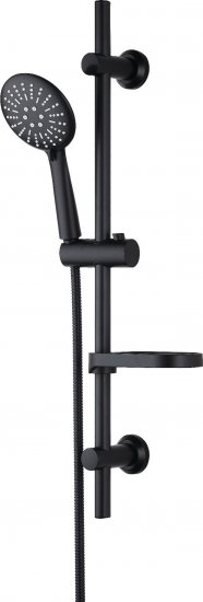 מערכת תליה למקלחת 3 מצבים 70 ס''מ Aquila Gali - צבע שחור