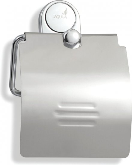 מתלה נייר טואלט עם מכסה Aquila Peleg - צבע נירוסטה