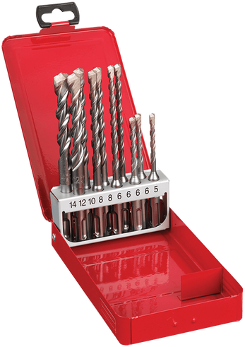 סט 10 מקדחי Milwaukee SDS