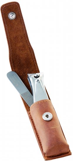 סט מניקור 2 חלקים Dovo - חום בהיר