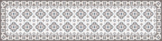 ראנר PVC מבודד חום לשולחן דגם נווה צדק מבית TIVA DESIGN - מידה 35X135 ס''מ